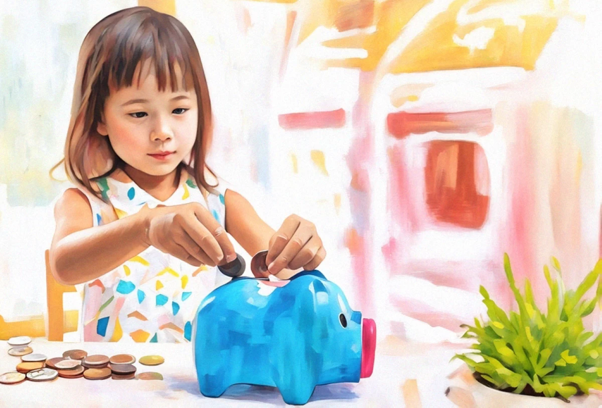 Teaching children to save and appreciate money can start at any age.