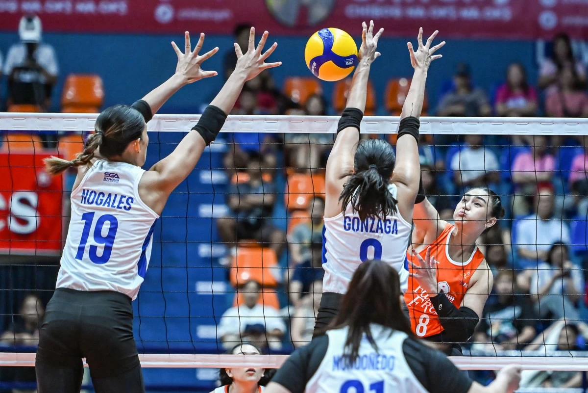 Jolina Dela Cruz steers Farm Fresh past ZUS Coffee. (PVL Images)
