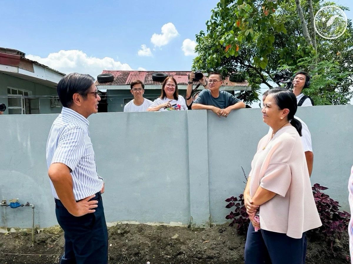 President Ferdinand 'Bongbong' Marcos Jr. and Naga City Mayor former vice president Leni Robredo (PCO)