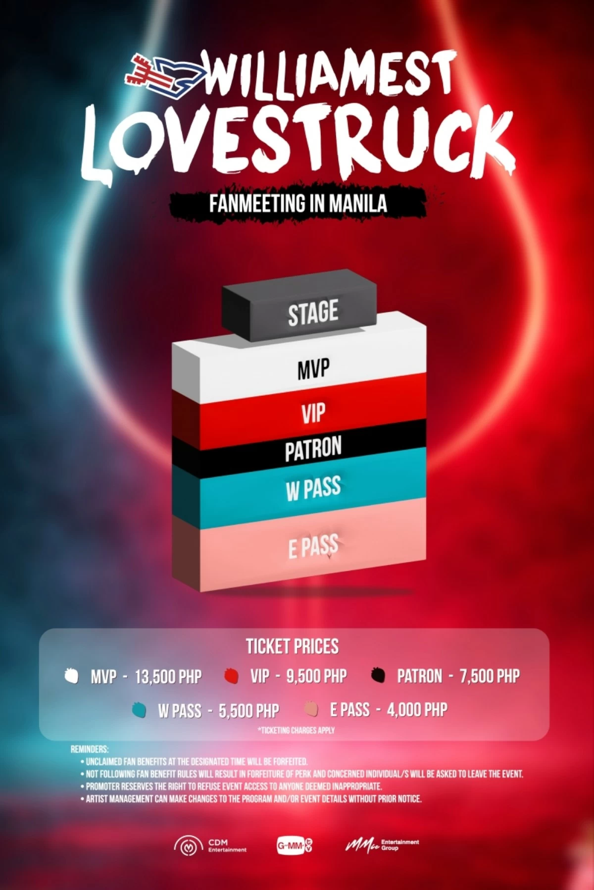 WilliamEst Lovestruck Fanmeeting in Manila (CDM Entertainment)