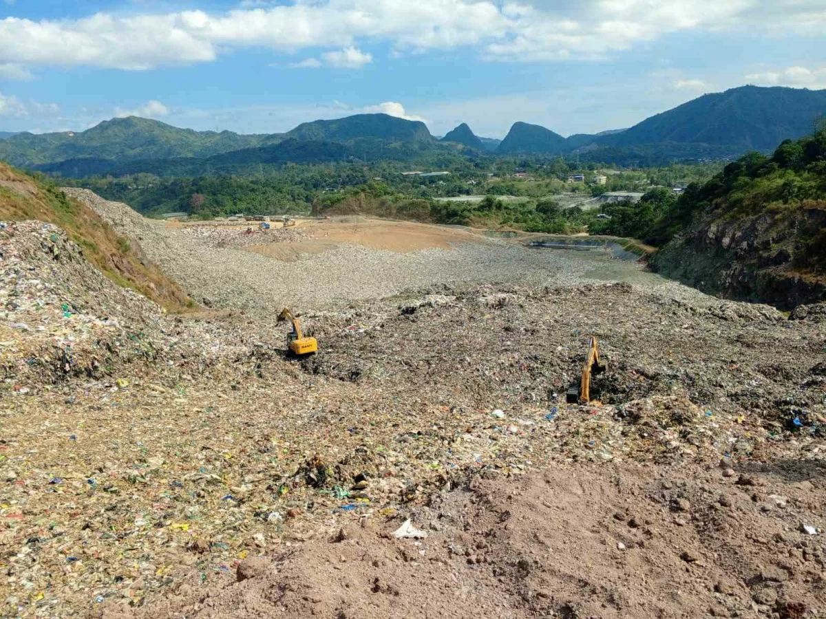 The Rodriguez Sanitary landfill in Rodriguez, Rizal where the collapsed trash happened on Feb. 20. (Photo from Rodriguez Police)