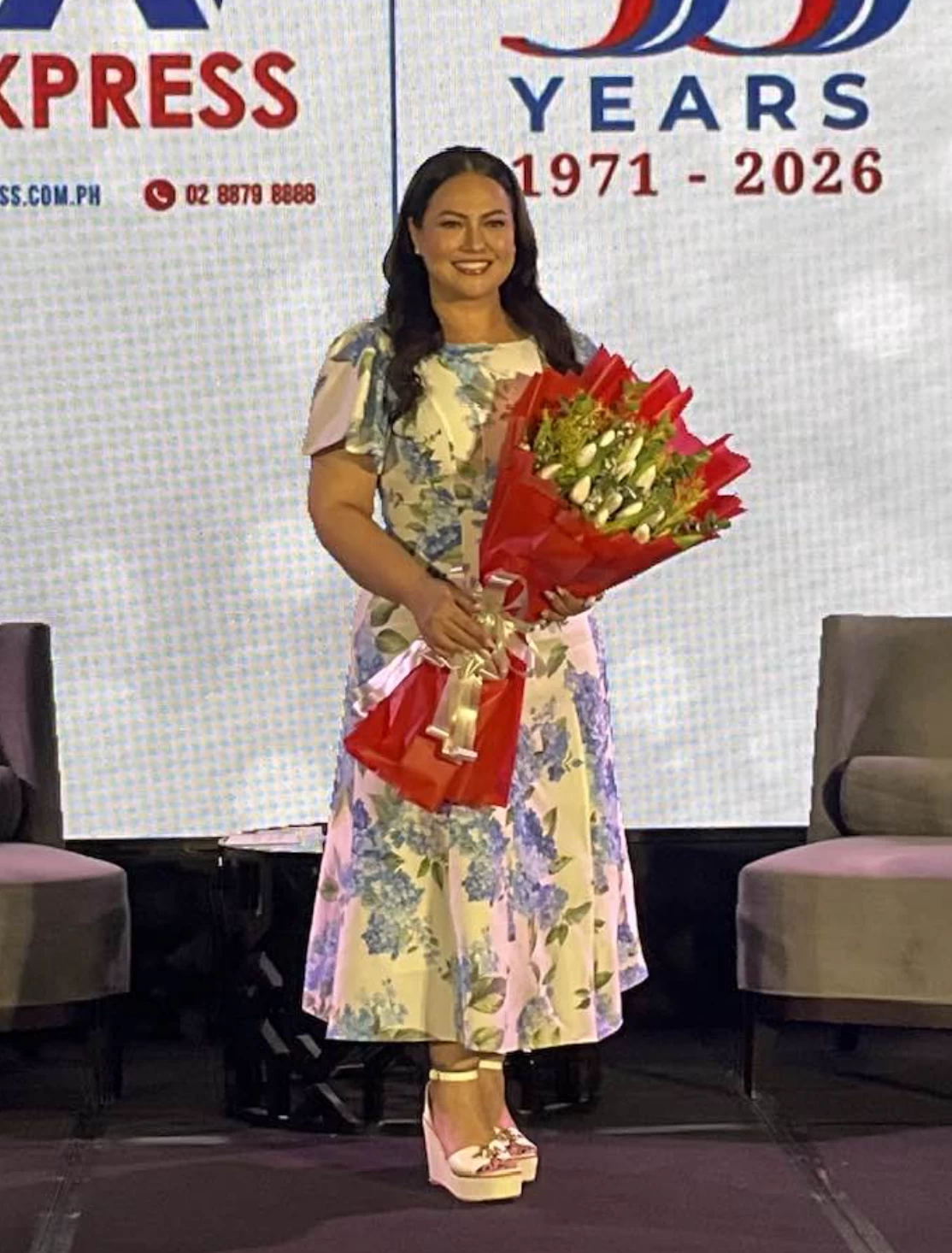 Karla Estrada at the launch of her endorsement for W Express PH in Makati City. (Robert Requintina)