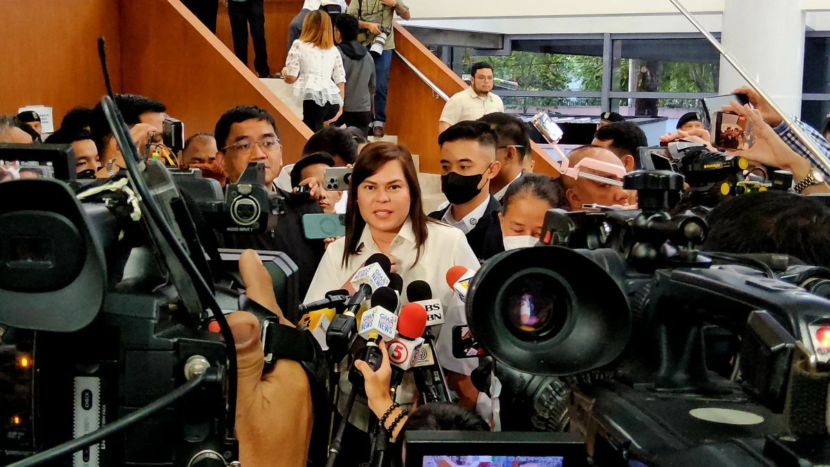 Vice President Sara Duterte (Ellson Quismorio/ MANILA BULLETIN)