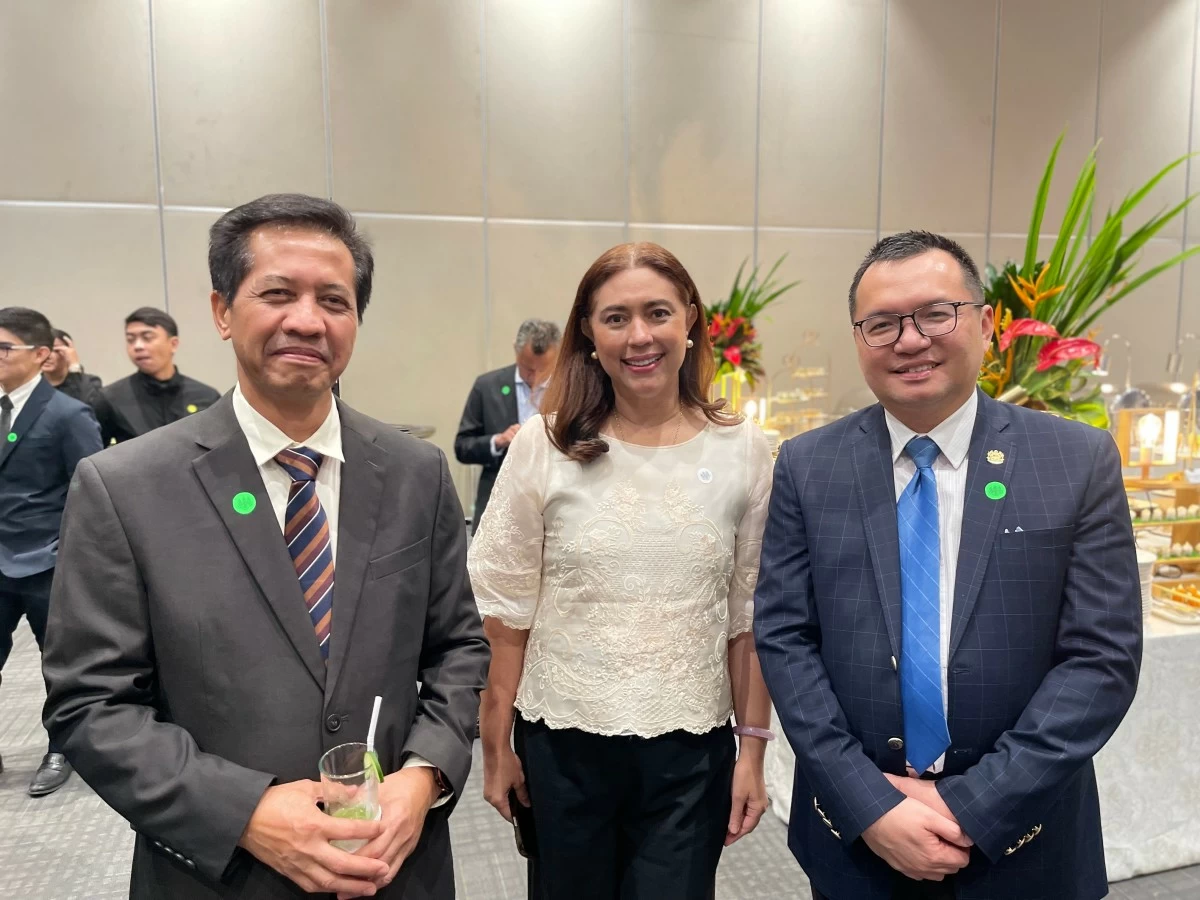 Consul General of the Republic of Indonesia in Davao Agus Trenggono, DOT-XI Regional Director Tanya Tan, and Consul General of Malaysia in Davao Deddy Faisal