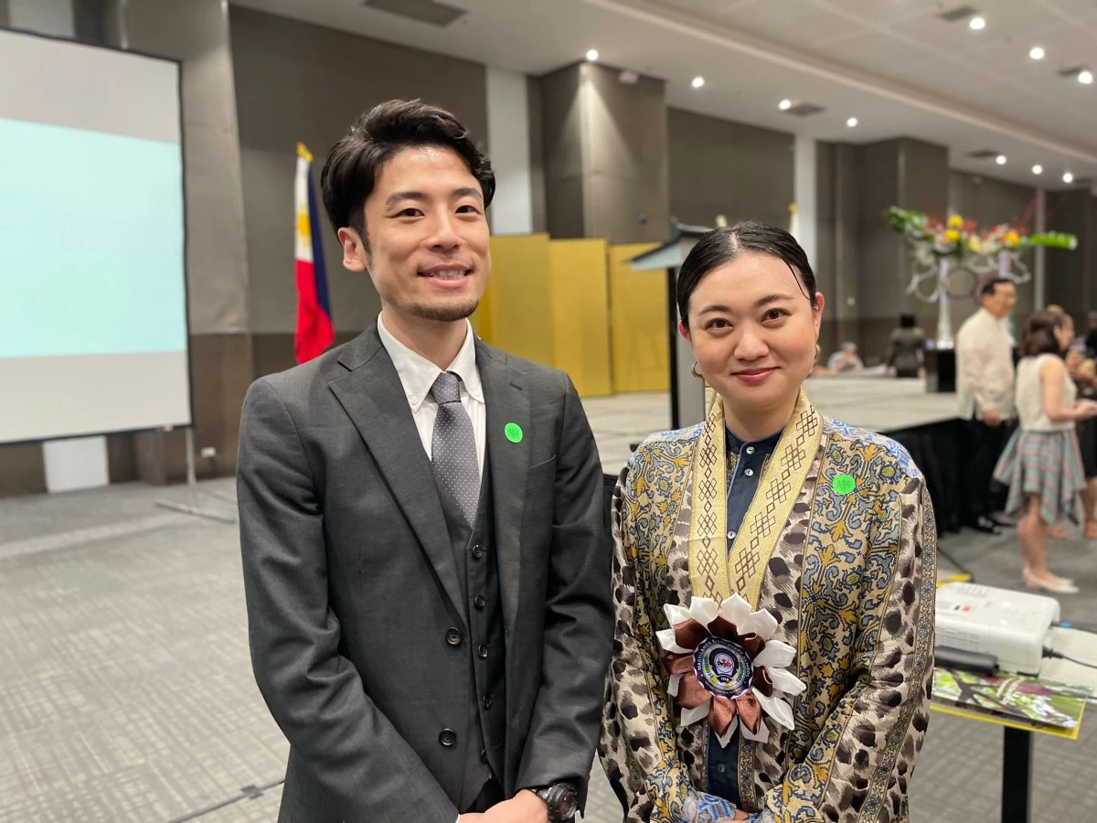 Satoshi Matsukawa of JICA and Karoru Nori of Saitama University