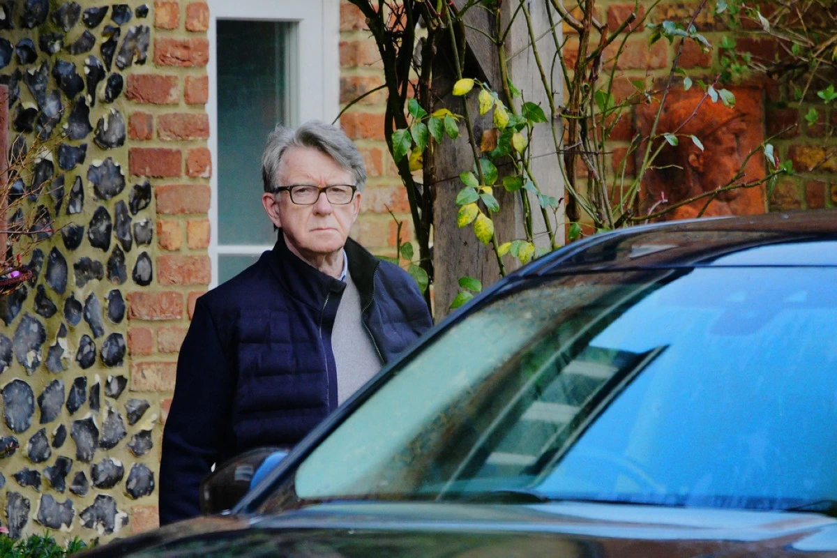Peter Mandelson leaves his home in Wiltshire, England, Feb. 20, 2026. (Ben Birchall/PA via AP, File)