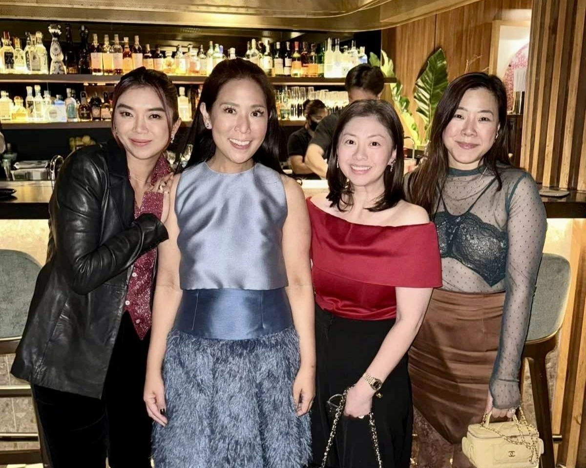 Fille Cayetano, Keri, Terry Dy, and the author