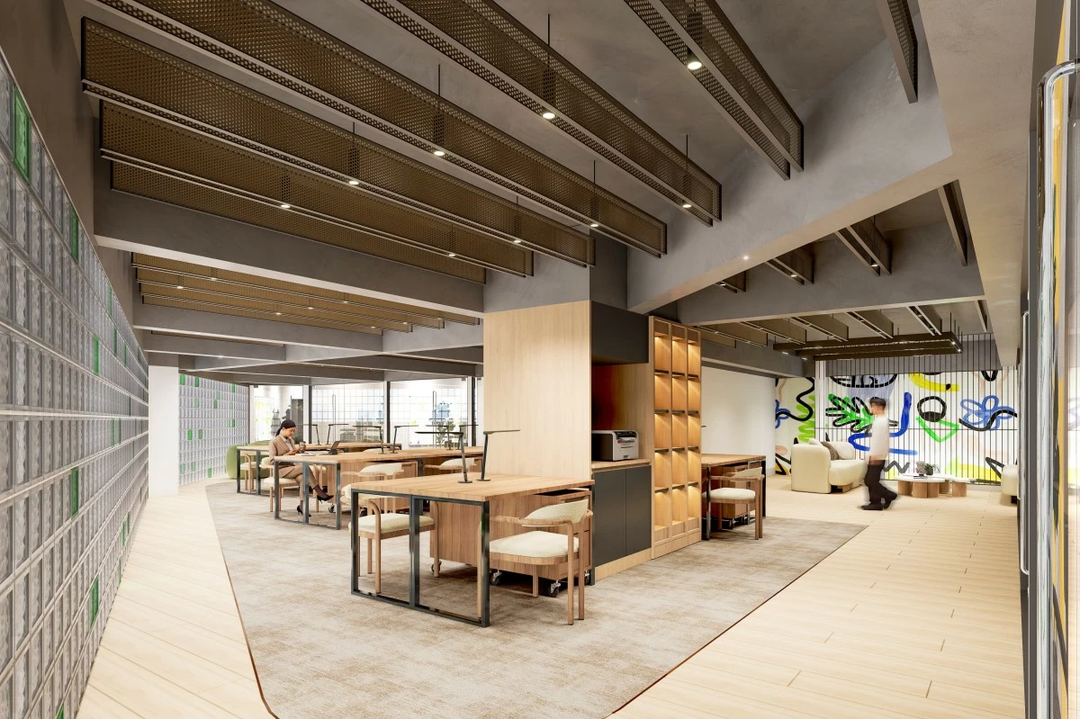 Coworking spaces at Regus Island Central Mactan in Lapu Lapu City, Cebu (Artist's perspective)