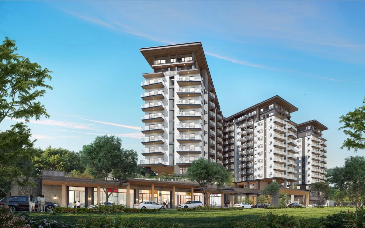 Santé Residences Palawan, a 14-story residential tower and the first WELL-registered residential development in the Philippines recognized by the International WELL Building Institute. (Artist's perspective)