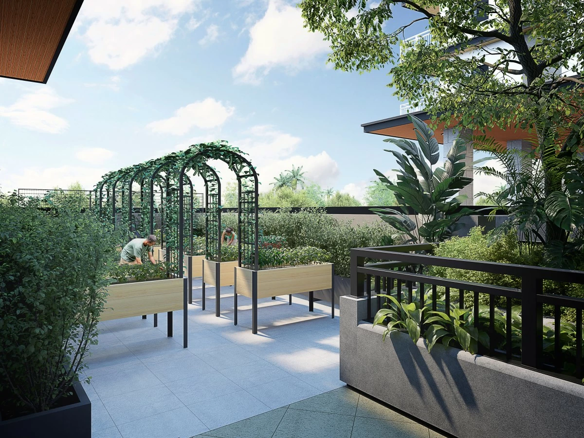 Santé Botanique Garden (Artist's perspective)