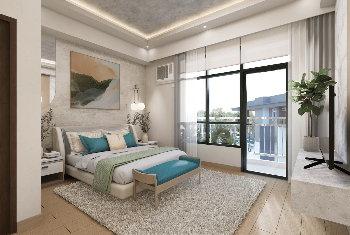 Penthouse bedroom (Artist's perspective)