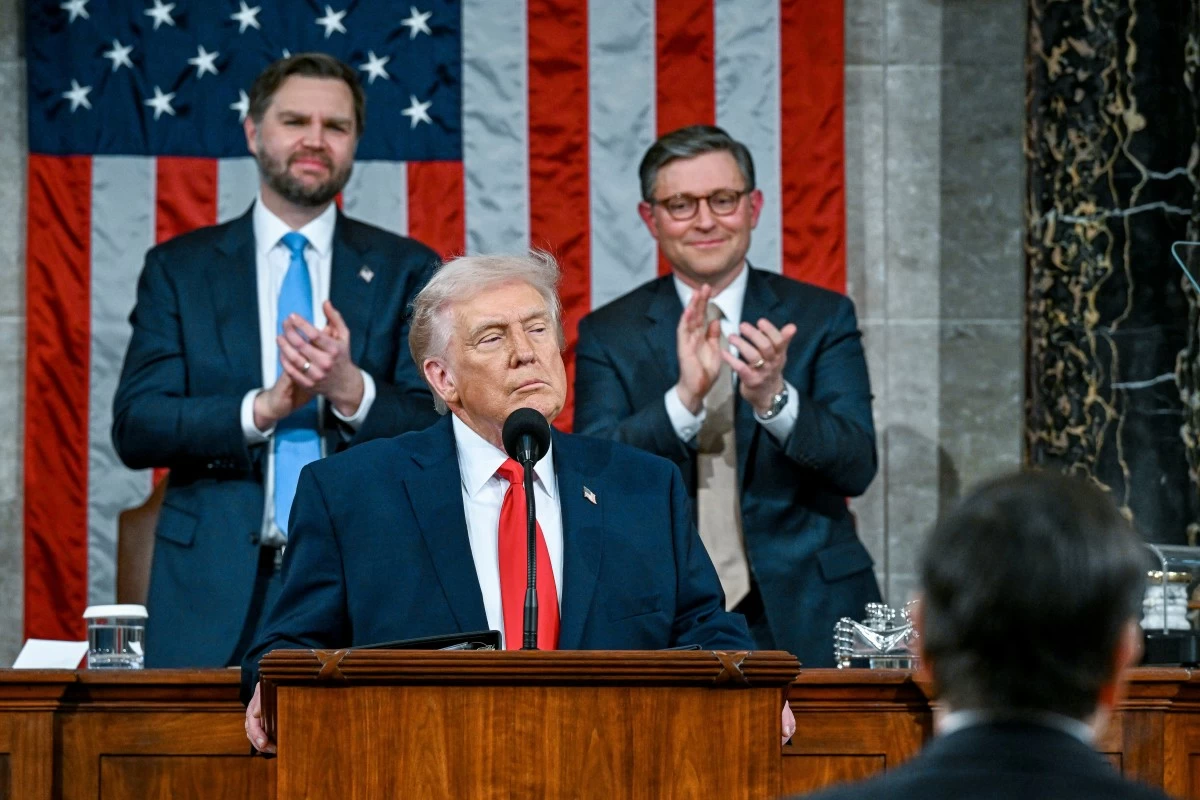 PRESIDENT Donald Trump delivers the State-of-the-Union address to a joint session of Congress in the House chamber at the US Capitol in Washington, Tuesday, Feb. 24, 2026. (AP)