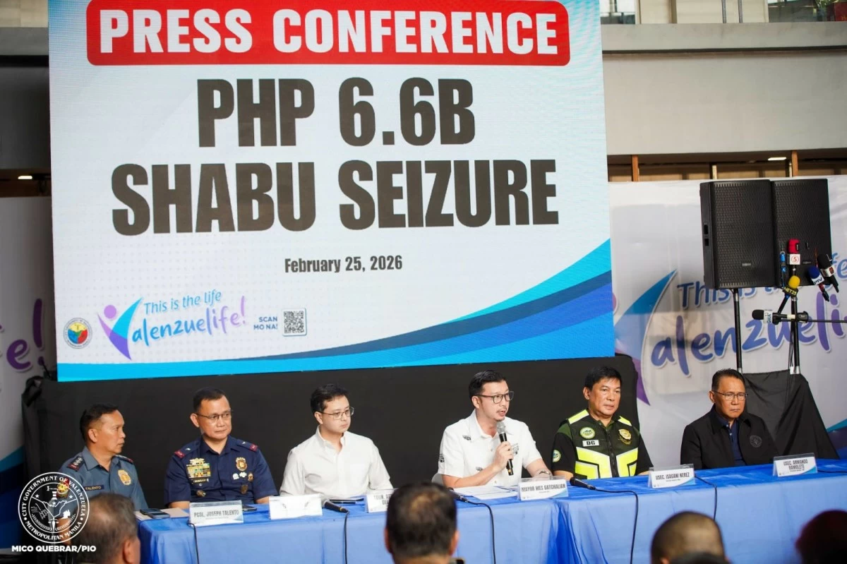 Valenzuela gov’t backs PDEA, police in P6.6-B drug lab bust (Photo from Valenzuela PIO) 