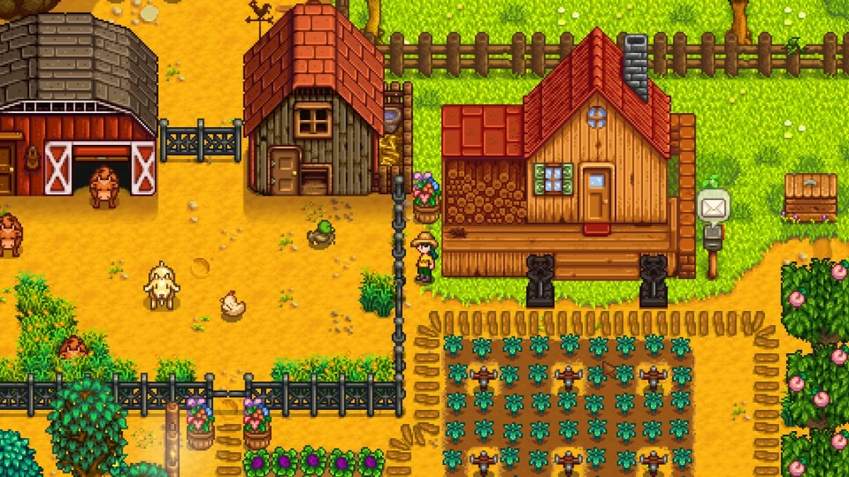 COZY LIFE Players get to build and manage their own farm in Stardew Valley.