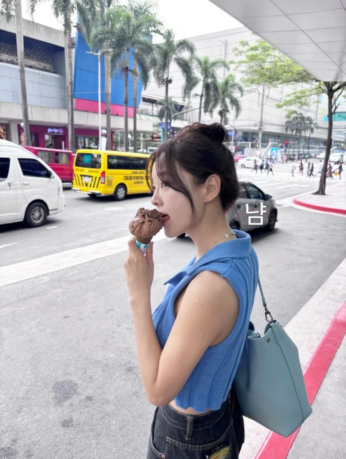 Kim Se-jeong in Manila (Instagram) 