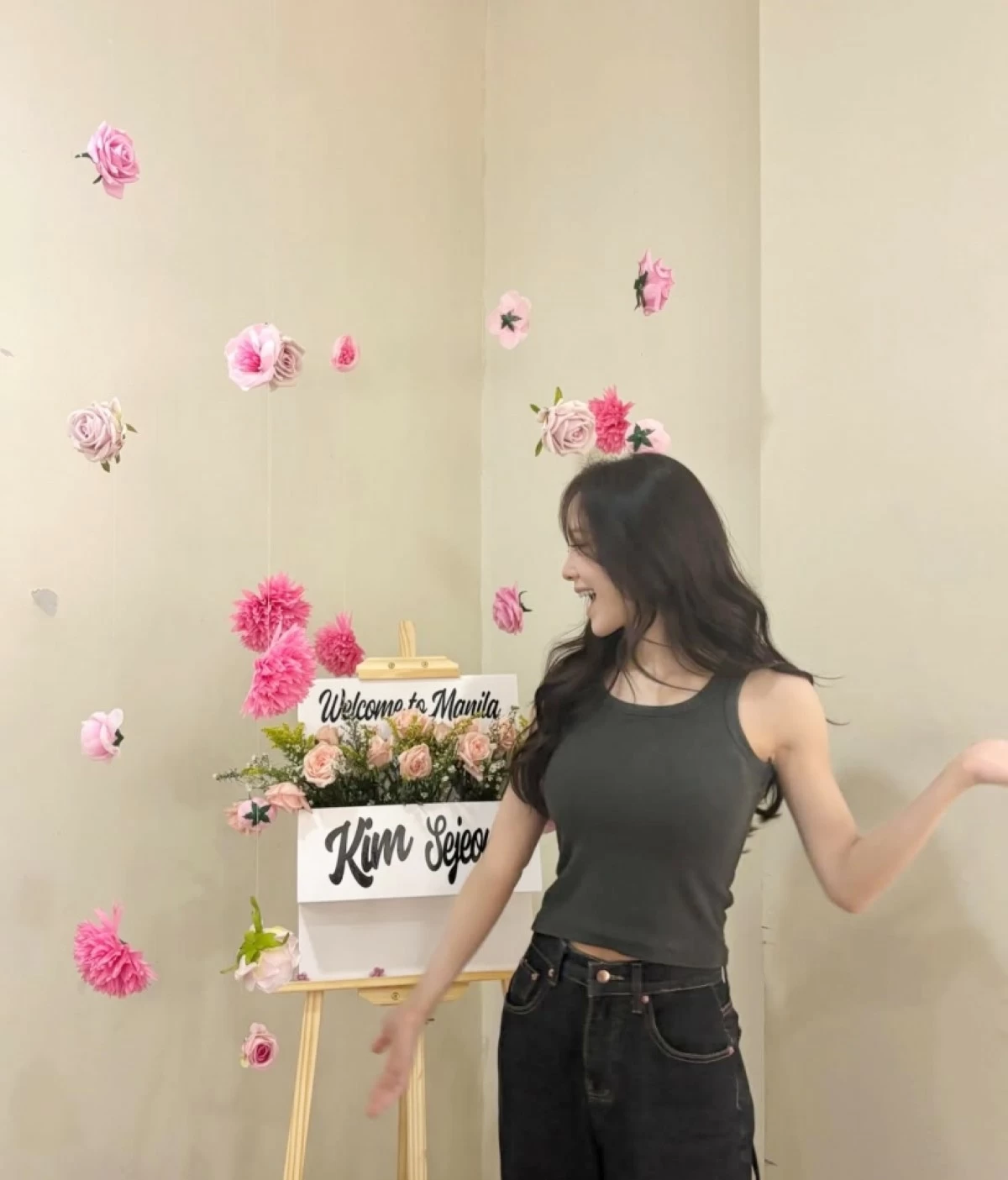 Kim Se-jeong in Manila (Instagram) 