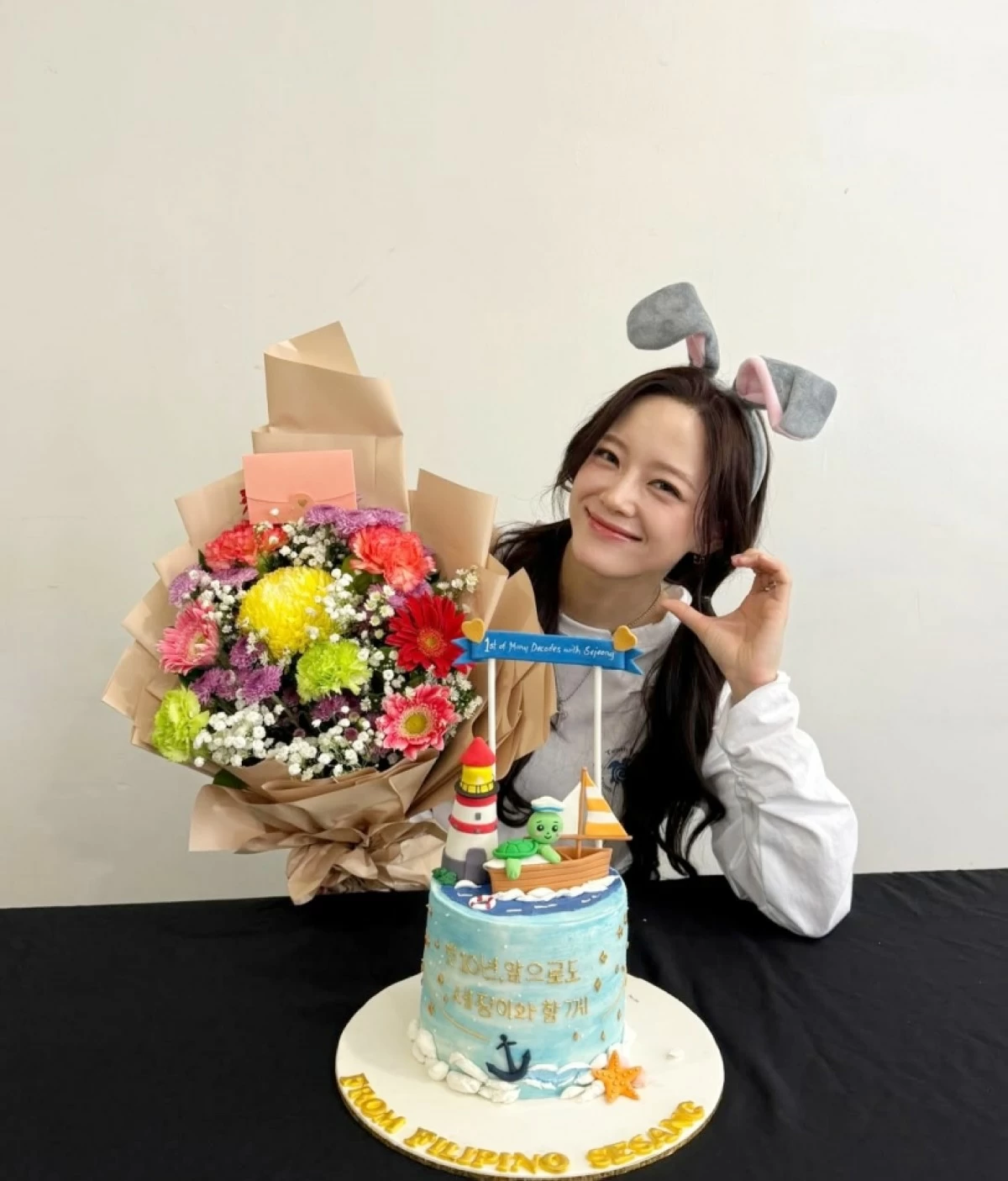 Kim Se-jeong in Manila (Instagram) 