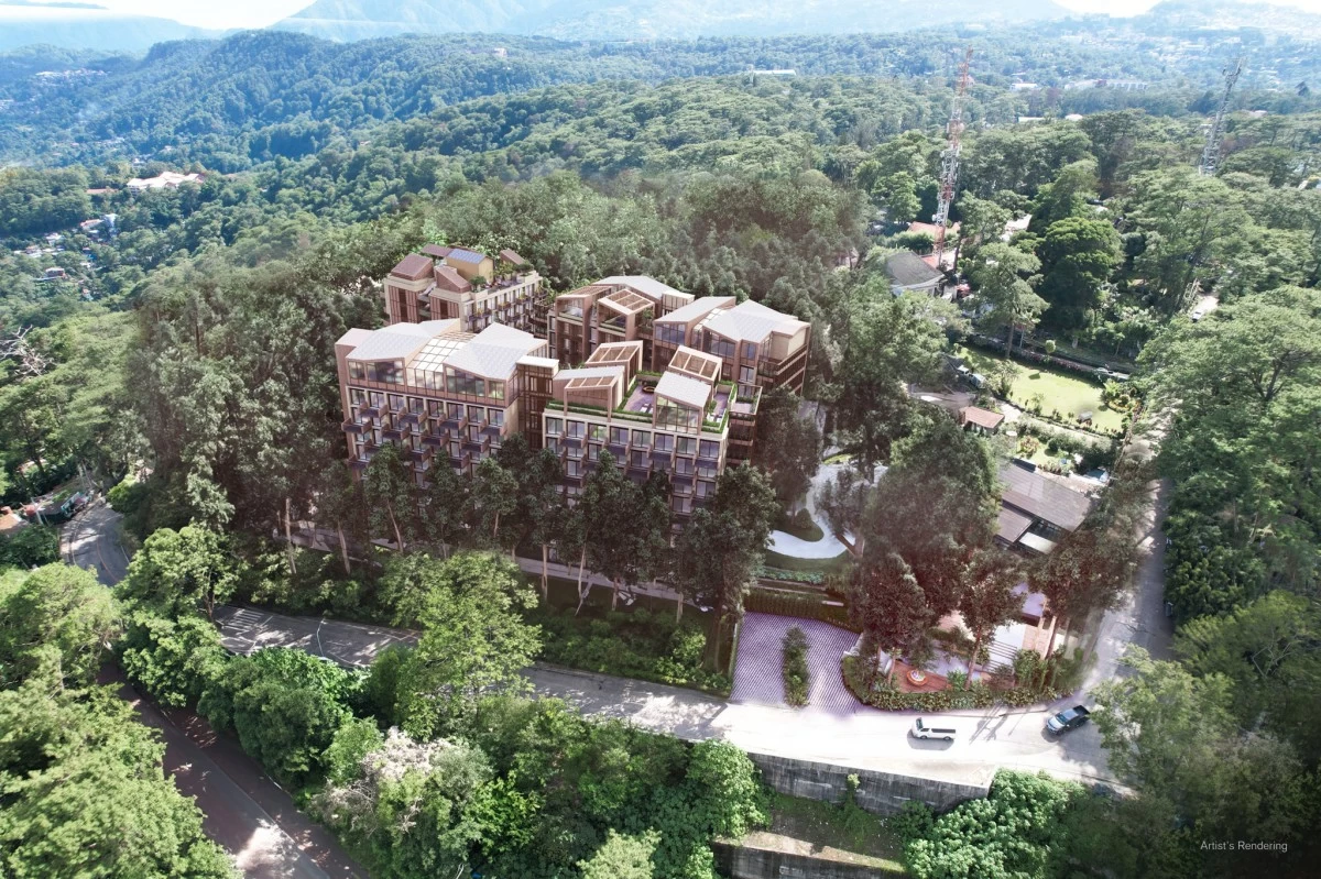Bern by Brittany in its prime location in Baguio City (Artist's perspective)