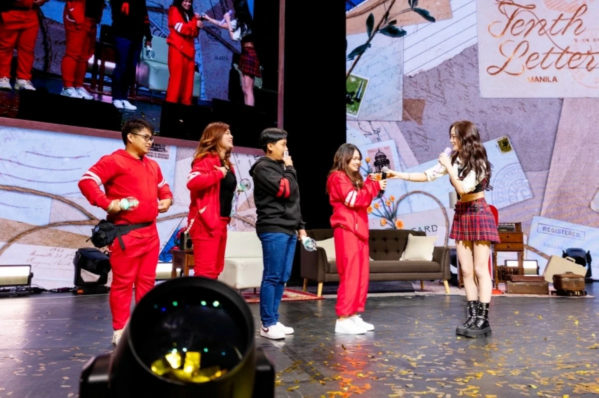 Kim Se-jeong at her “Tenth Letter” to Manila Fan Concert on Feb. 21 at the New Frontier Theater (Wilbros Live)