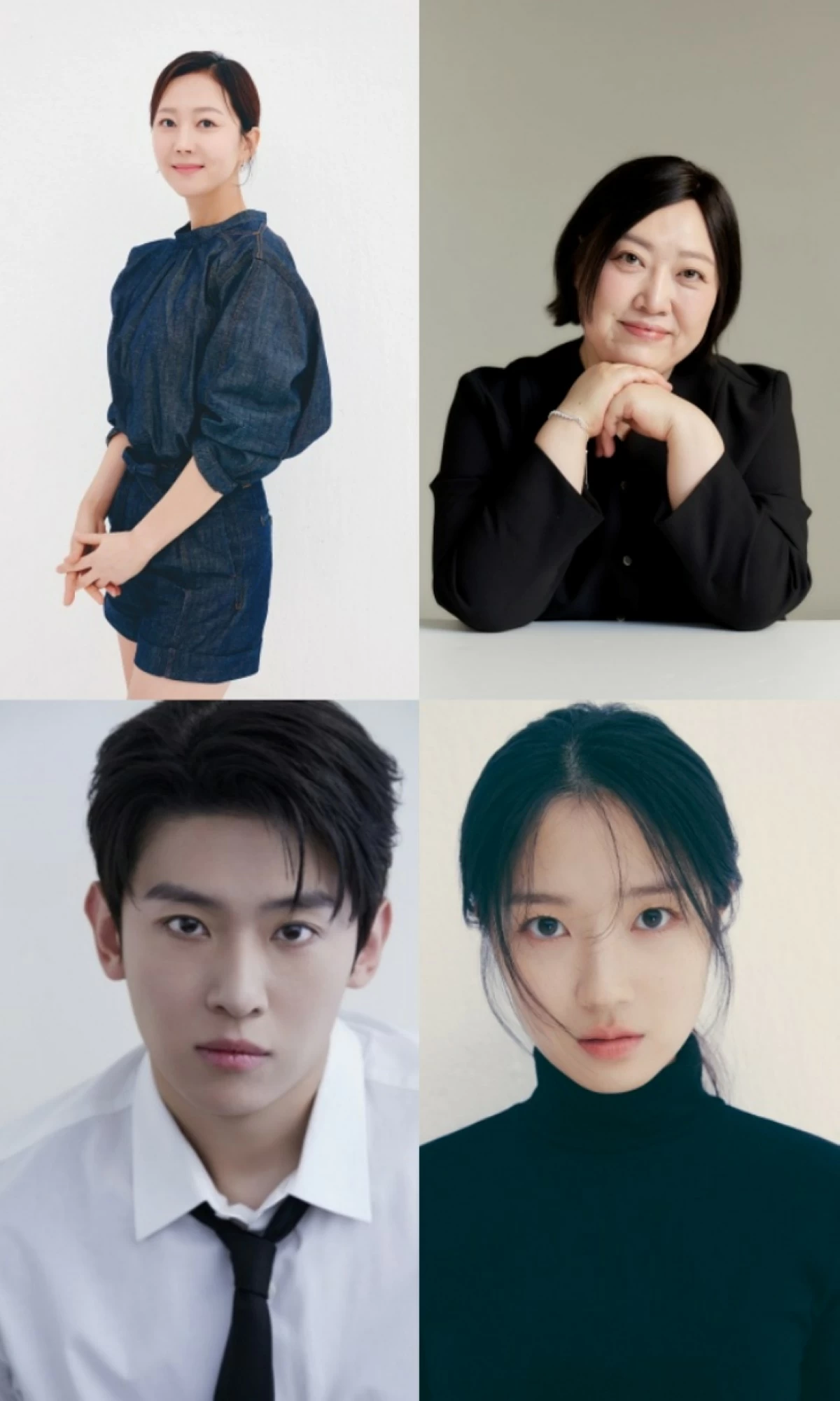(Clockwise from top left) , Yum Jung-ah, Park Joon-myeon, Kim Hye-yoon and Dex (tvN) 