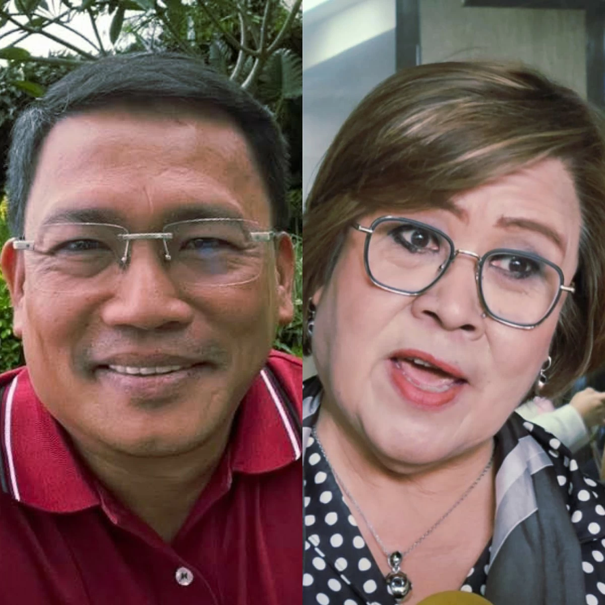 Lawyer Levi Baligod (left), Mamamayang Liberal (ML) Party-list Rep. Leila de Lima (Facebook, MANILA BULLETIN)