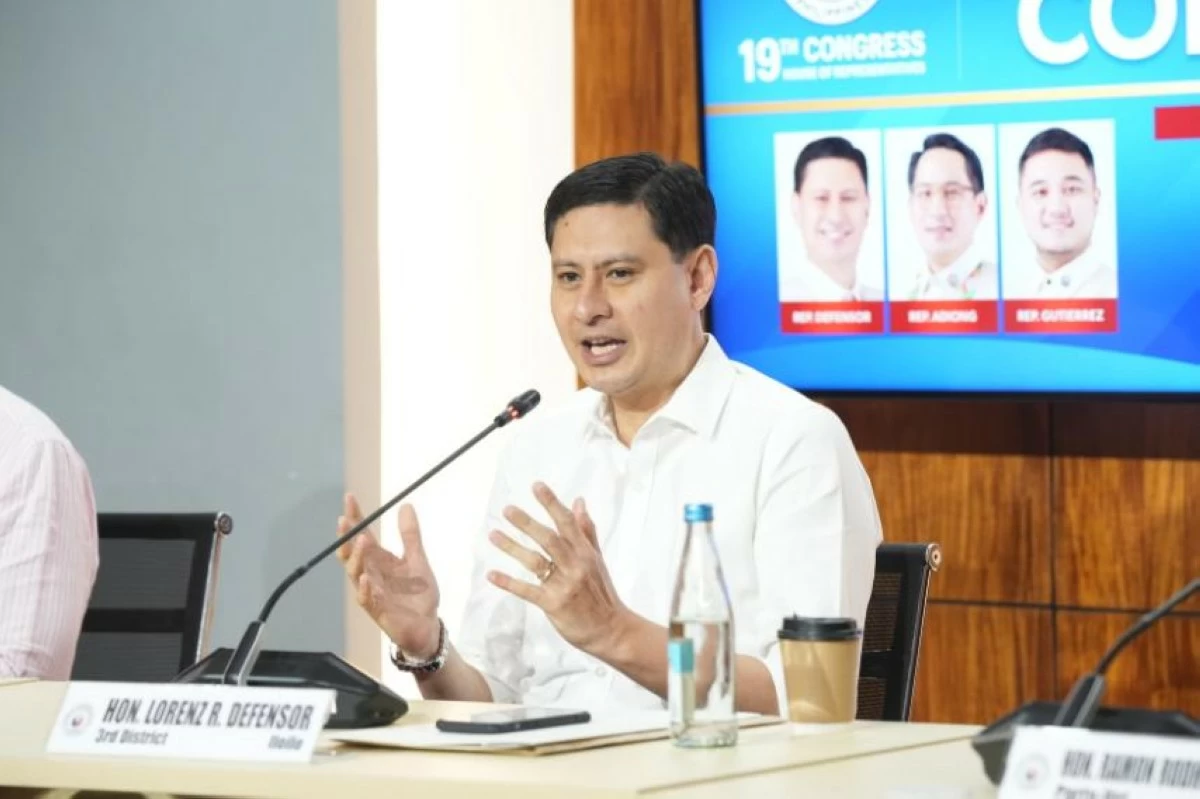 Iloilo 3rd district Rep. Lorenz Defensor (PPAB)