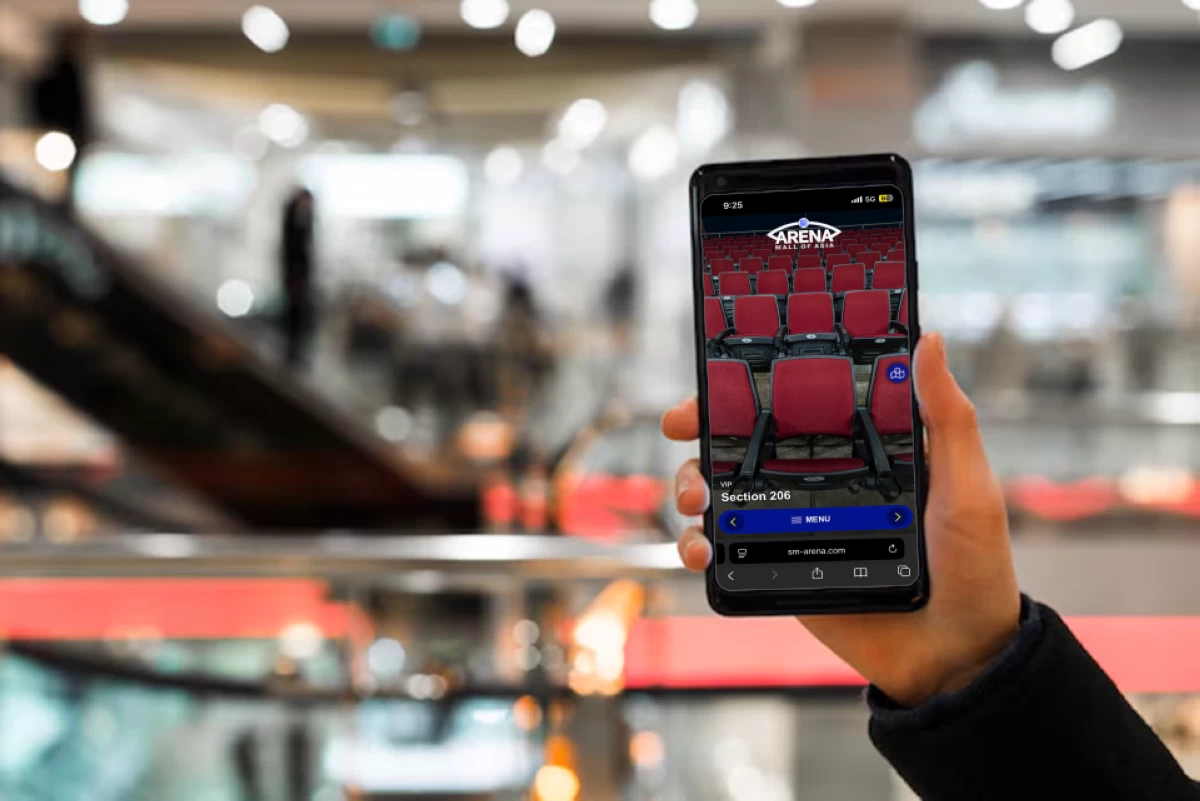 Navigate the SM Mall of Asia Arena seamlessly on your mobile device and enjoy spectacular views from any level and setup.