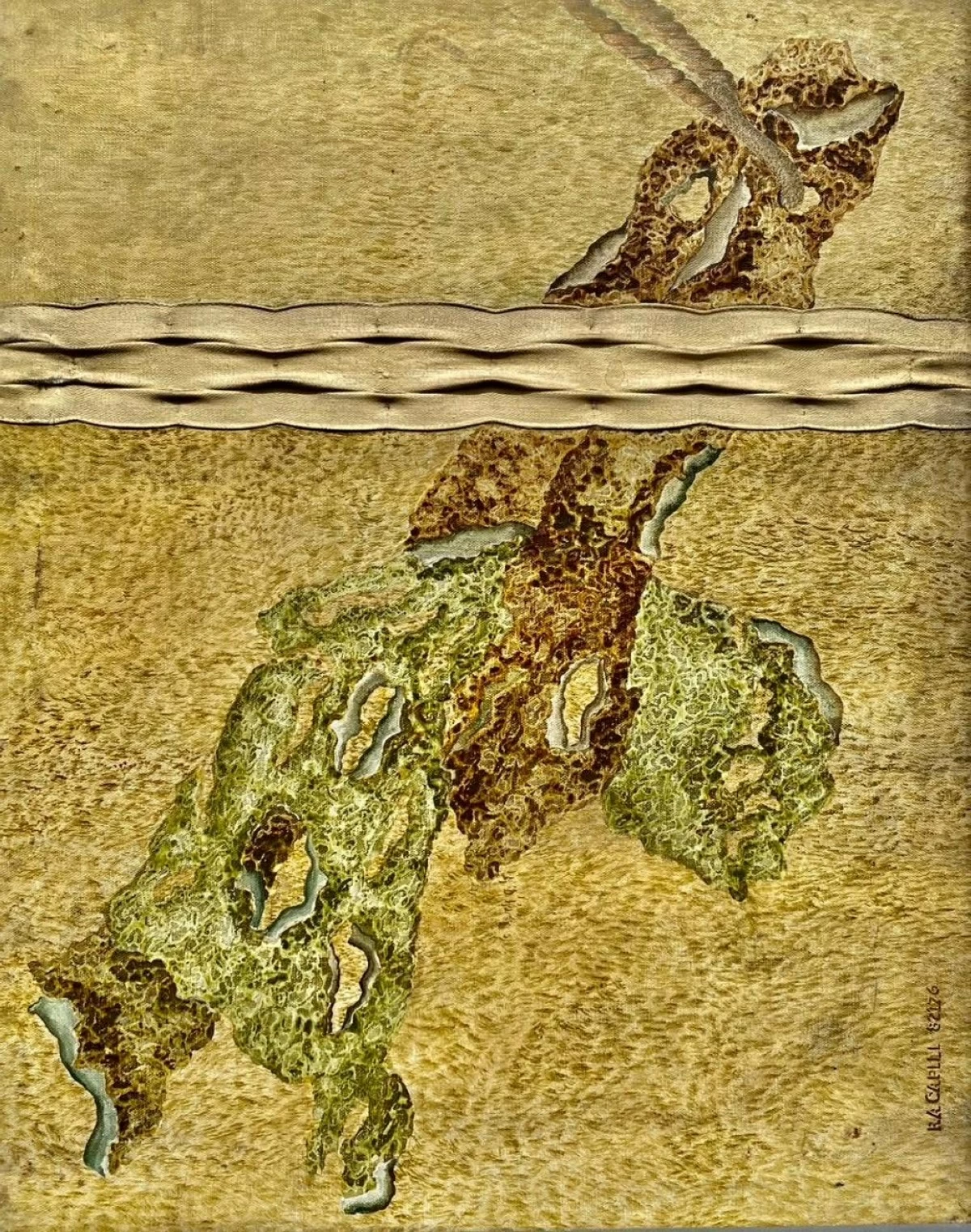 'KRISTO' acrylic on canvas, 1976