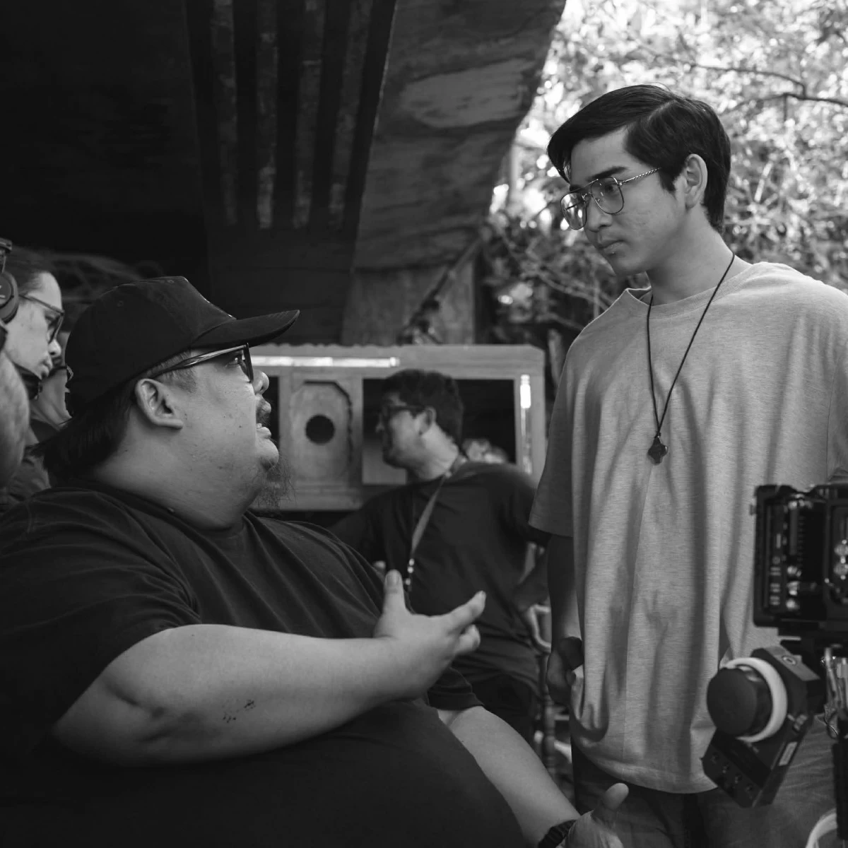 Zaijian Jaranilla (right) and director Rommel Galapia Ruiz