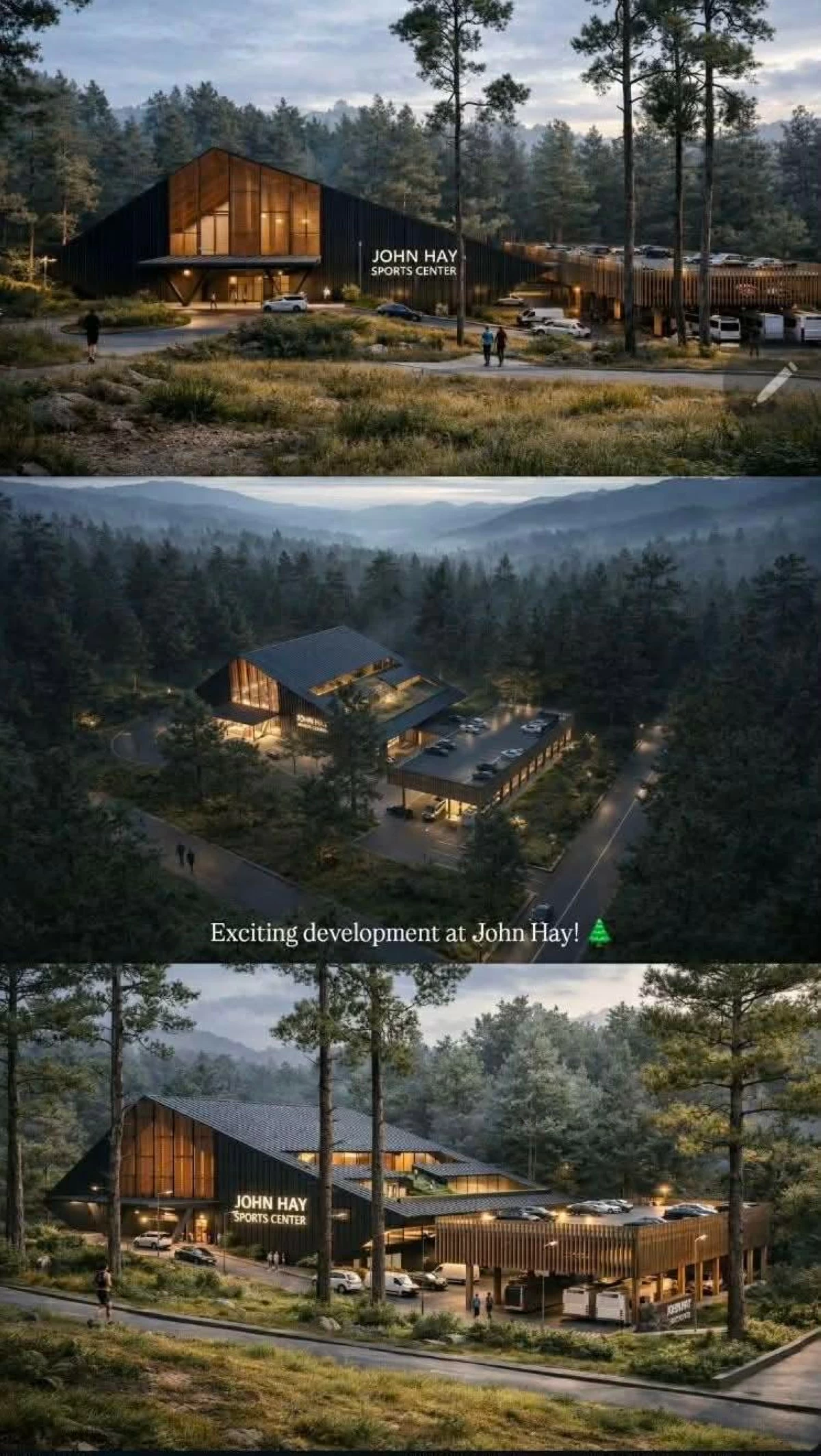 Artist rendition of John Hay Sports Center. (PSC)