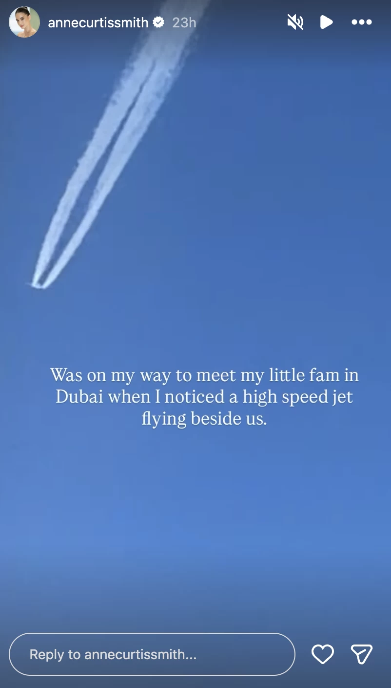 Screenshots from Anne Curtis Instagram