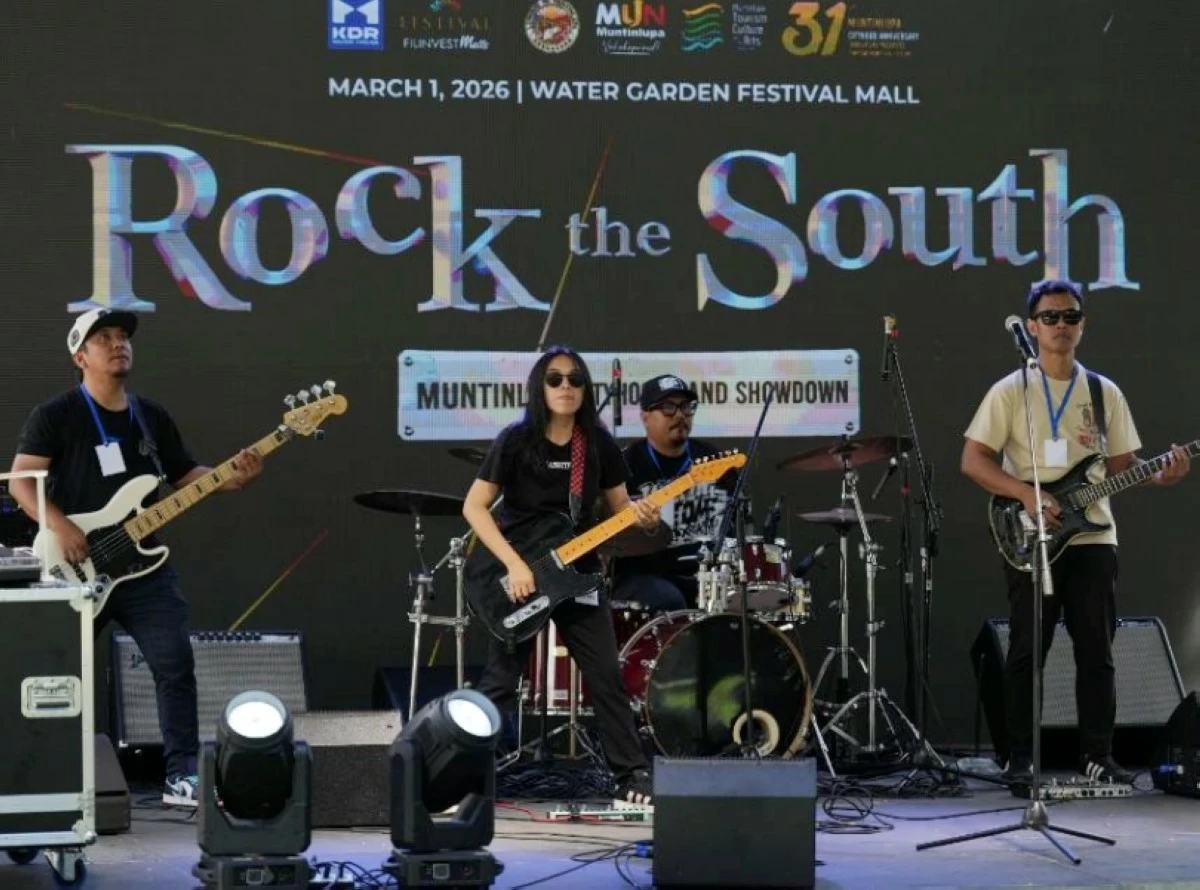 The “Rock the South: Muntinlupa Cityhood Band Showdown” at Festival Mall in Alabang on March 1  (Photo from Muntinlupa PIO) 
