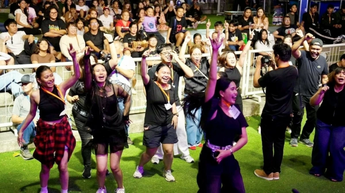 The “Rock the South: Muntinlupa Cityhood Band Showdown” at Festival Mall in Alabang on March 1  (Photo from Muntinlupa PIO) 
