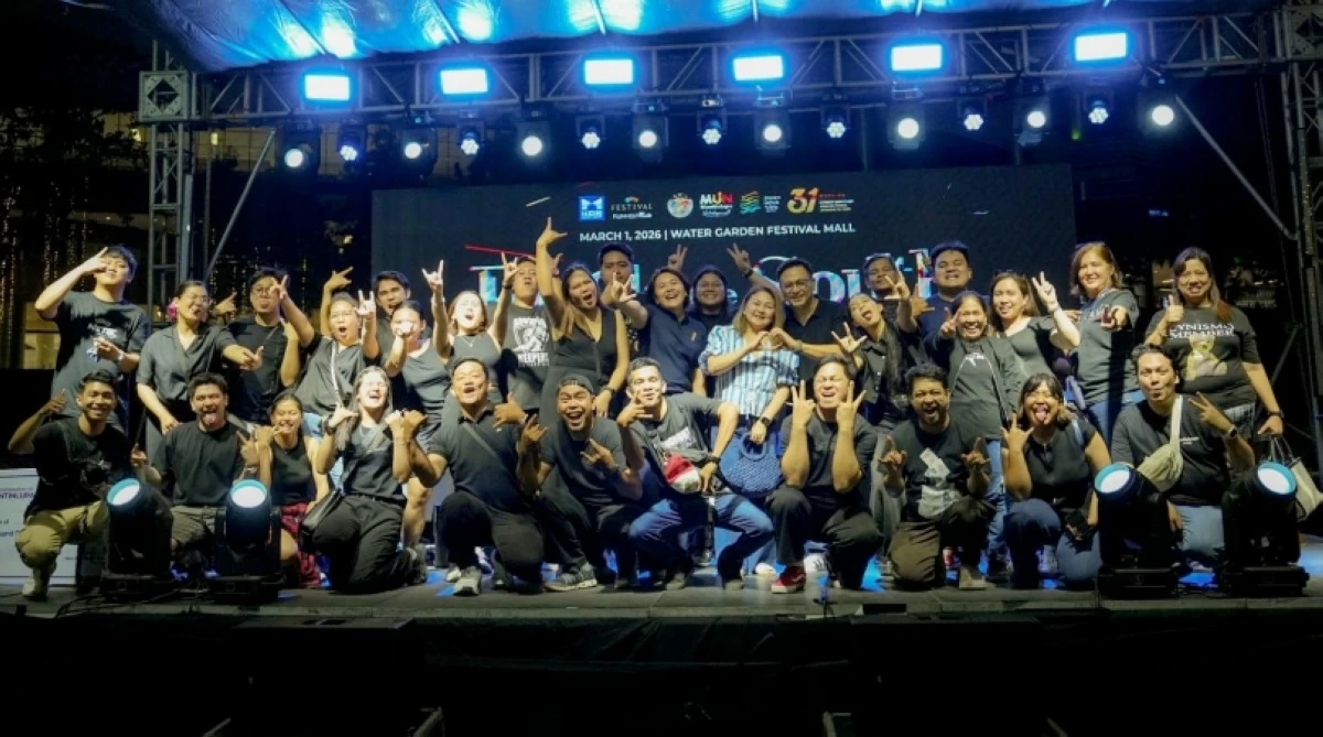 The “Rock the South: Muntinlupa Cityhood Band Showdown” at Festival Mall in Alabang on March 1  (Photo from Muntinlupa PIO) 
