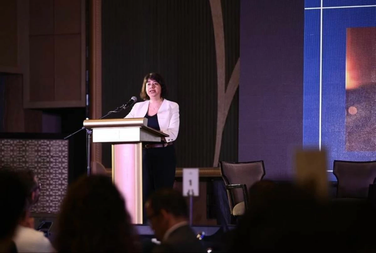 UK Minister for the Indo-Pacific Seema Malhotra MP delivers the keynote speech at the launch of UK-Philippines Growth and Investment Partnerships Plus (UK-PH GIP+)