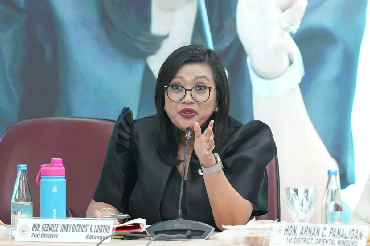 Batangas 2nd district Rep. Gerville "Jinky Bitrics" Luistro (PPAB)