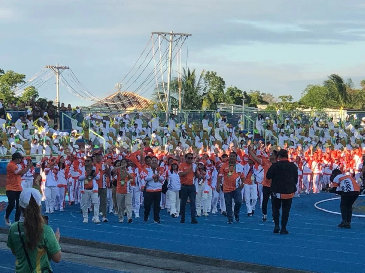 
THE first Negros Island Regional Athletic Association Meet (NIRAAM) hosted by Bacolod City kicked off Sunday at Panaad Park and Stadium in Barangay Mansilingan. (Glazyl Masculino)
