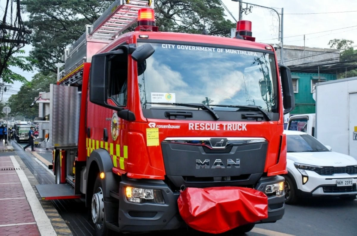 New rescue truck in Muntinlupa (Photo from Muntinlupa PIO)

