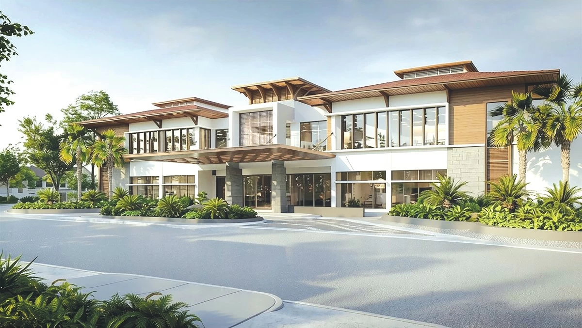 The design of the Clubhouse at Ilocandia Beach Village will be inspired by the fusion of modern tropical architecture and Ilocano aesthetics.