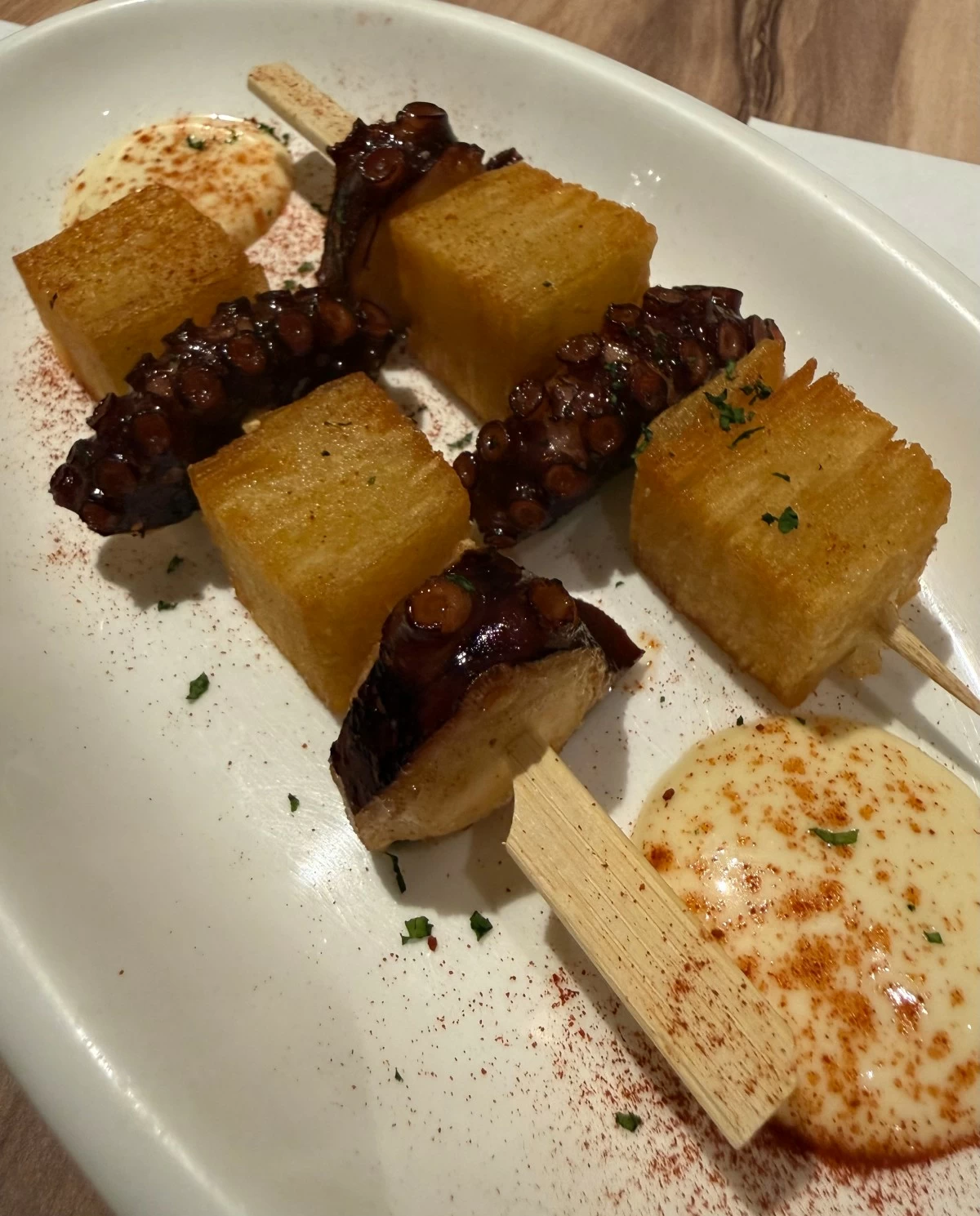 Pulpo Skewers