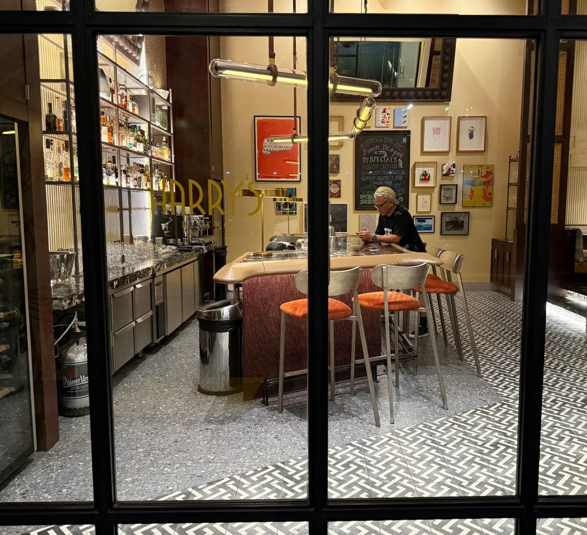 Elbert at Harry’s Bistro