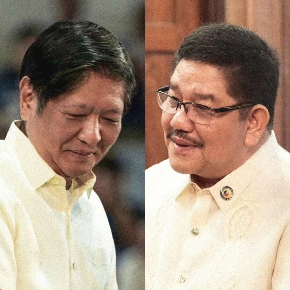 President Ferdinand "Bongbong" Marcos Jr. (left), 4Ps Party-list Rep. Marcelino "Nonoy" Libanan (Facebook)