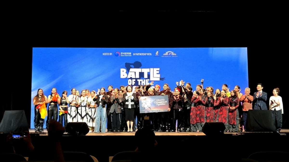 First Lady Kim Hea Kyung of South Korea at the “Everyone’s KPOP: Battle of the Champions” event organized by the the Korean Cultural Center (KCC) in the Philippines Manila in partnership with the National Commission for Culture and the Arts (NCCA) on March 4 at the Metropolitan Theater in Manila (Jonathan Hicap) 
