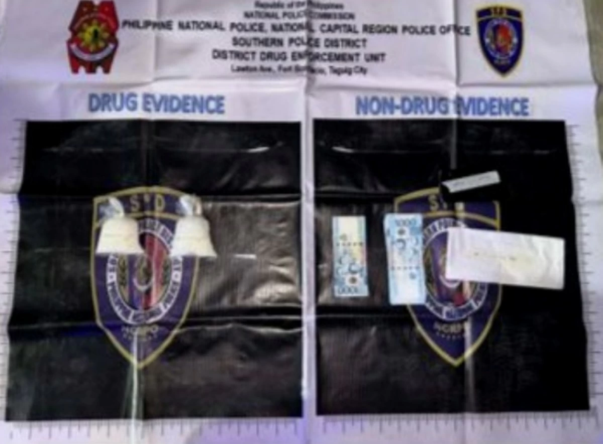 The shabu seized in Taguig (Photo from SPD) 