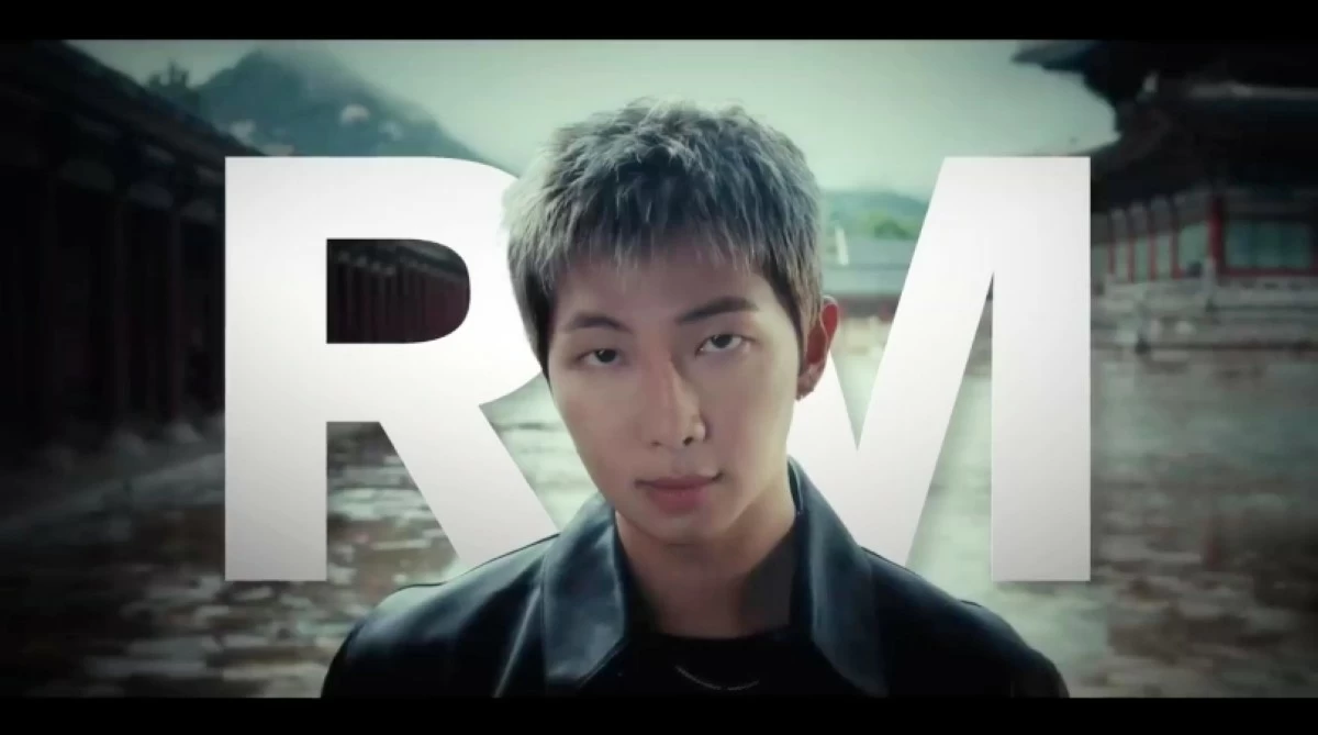 BTS' RM (Screenshot from Netflix video on YouTube) 