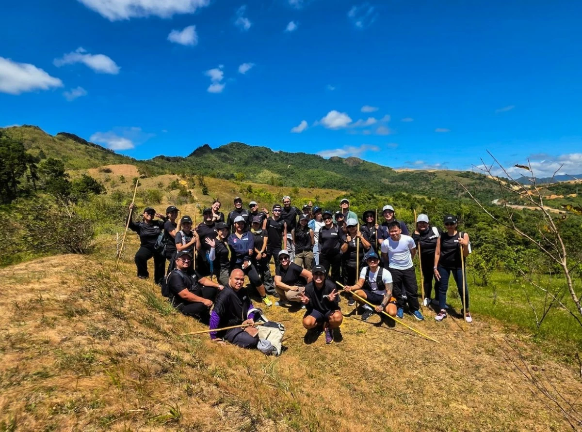 Epson Philippines and media partners at the tree-nurturing area (Photo courtesy of Epson Philippines)
