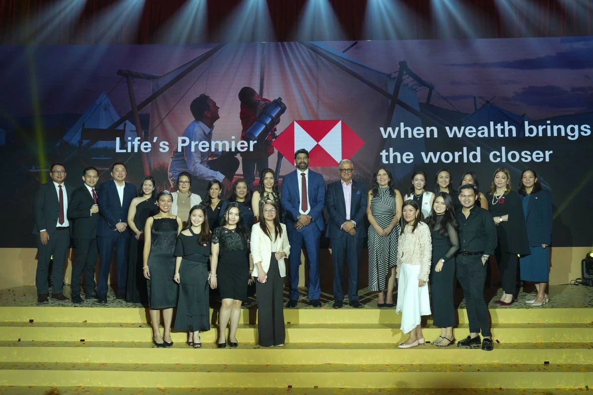 HSBC Philippines team led by CEO and Head of Banking Sandeep Uppal with Head of International Wealth and Premier Banking Pramoth Rajendran