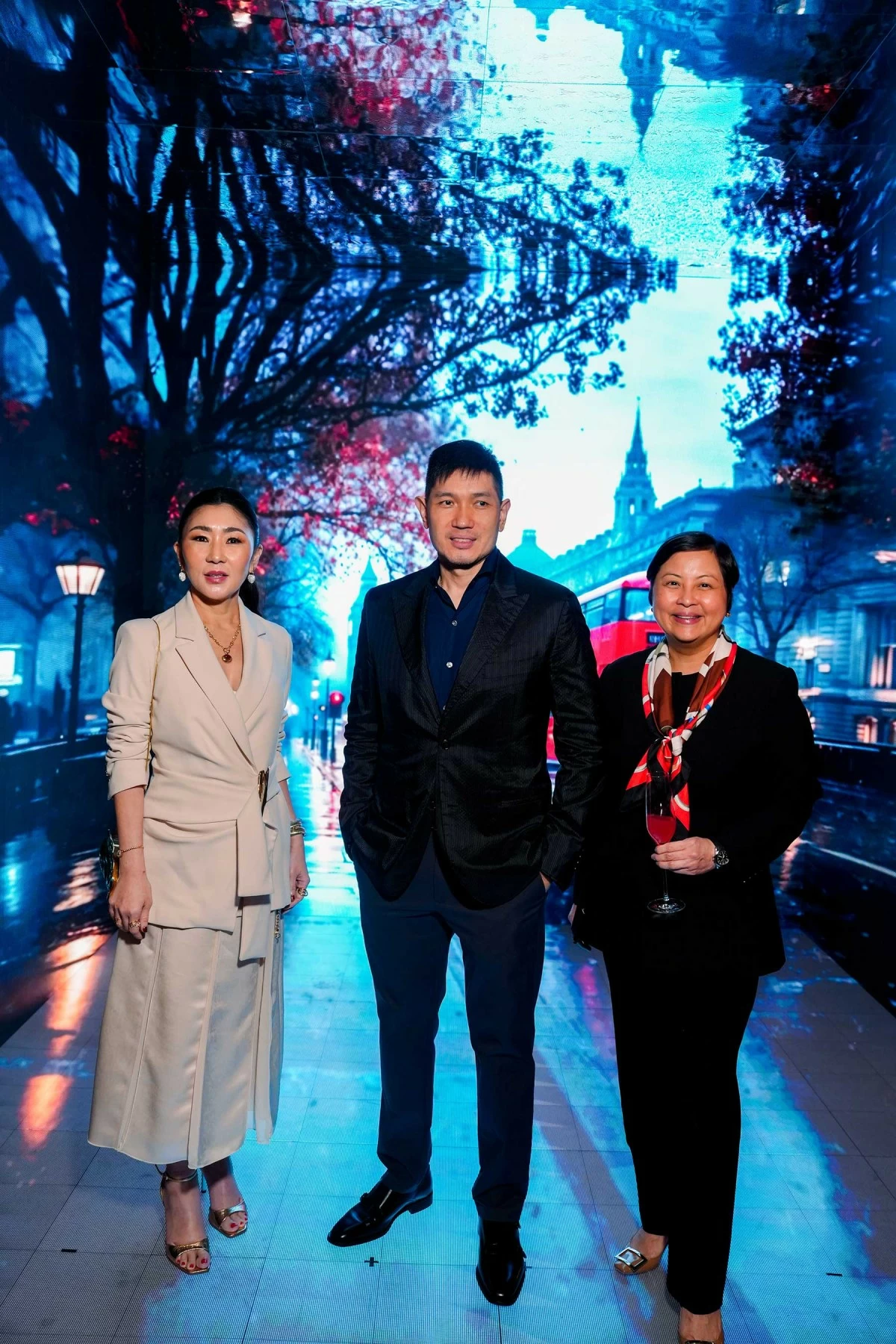 Nikki Tang, Mike Huang, and Corrie Purisima