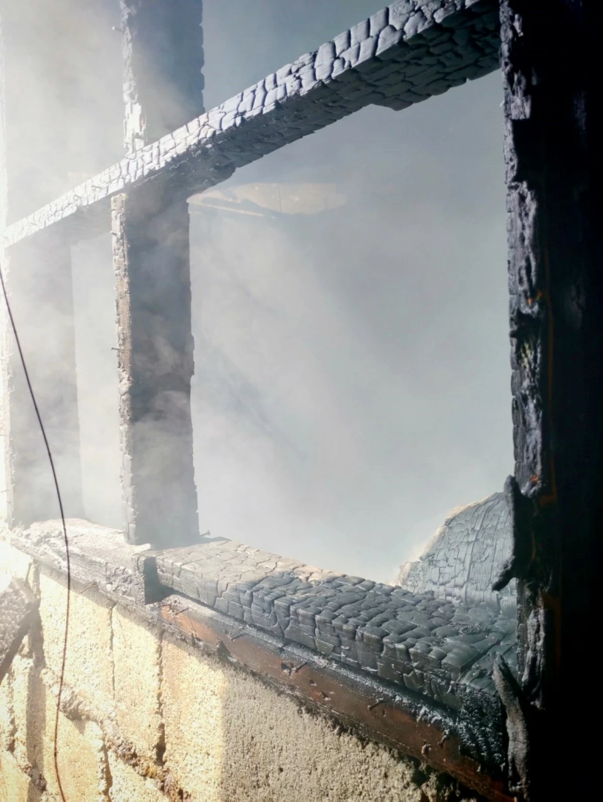 The fire in Barangay Central Bicutan, Taguig (Photo from Marcelo Green Volunteer Fire Brigade Inc. on Facebook)
