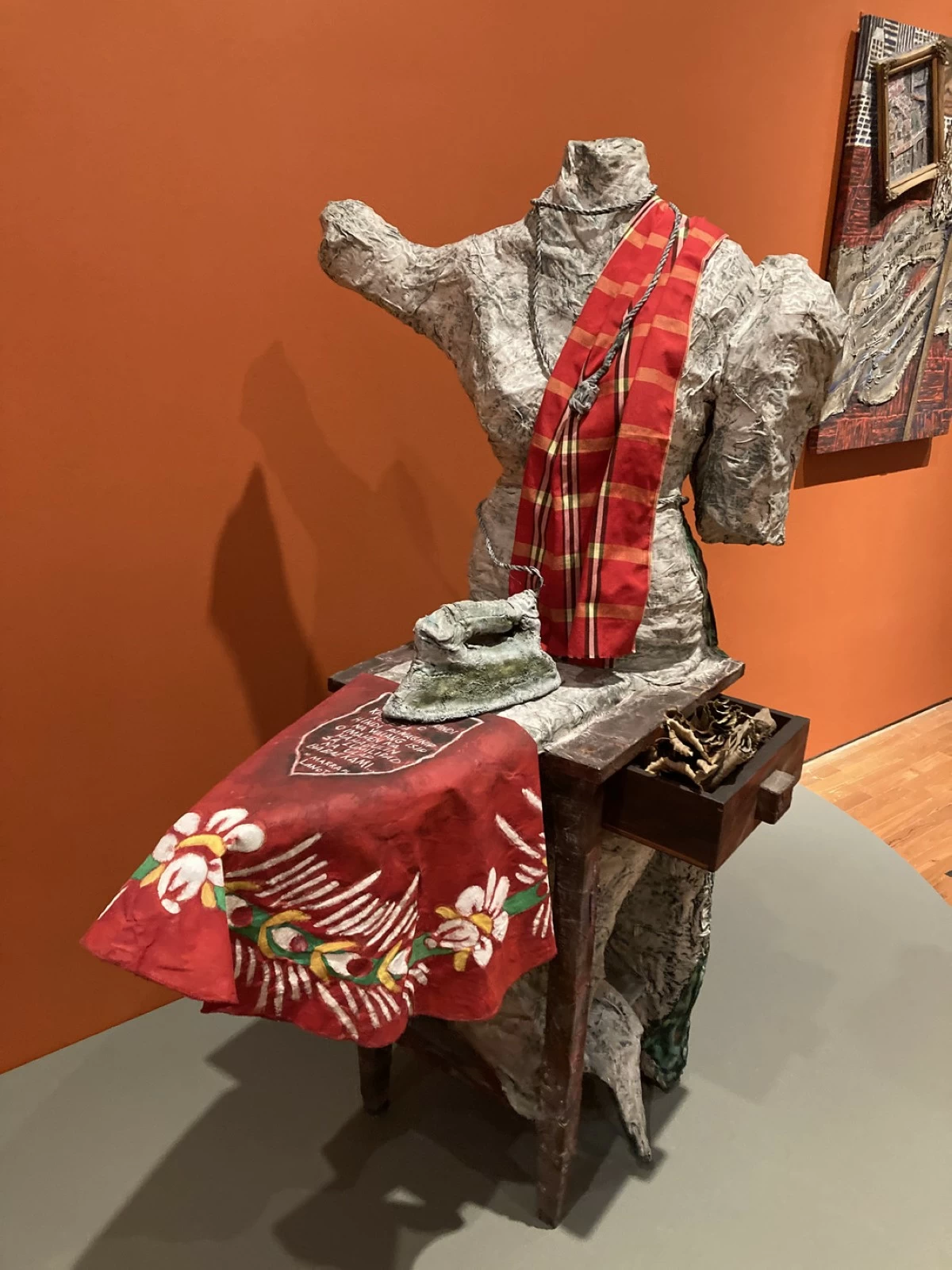 'SA PLANTSAHAN NI MARRA (AT MARRA'S IRONING BOARD),' mixed media, 1992